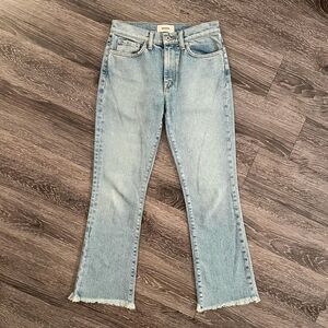 Baldwin mid rise crop flare jeans